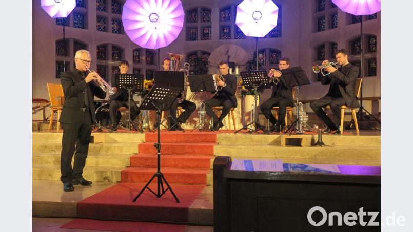 Zum Abschluss der Wackersdorfer Kunst- und Kulturwochen gab das Trompetenensemble "Zephir" in der Pfarrkirche St. Stephanus ein Konzert. Bild: Hirsch