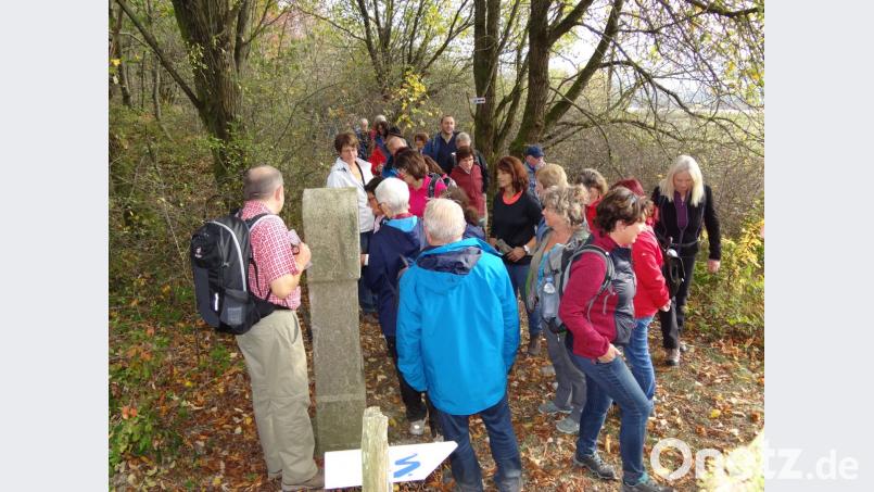 Die dritte Lesertour von Oberpfalz-Medien führte vom Schlossberg auf dem Marterlweg zurück nach Waldeck. Bild: ms