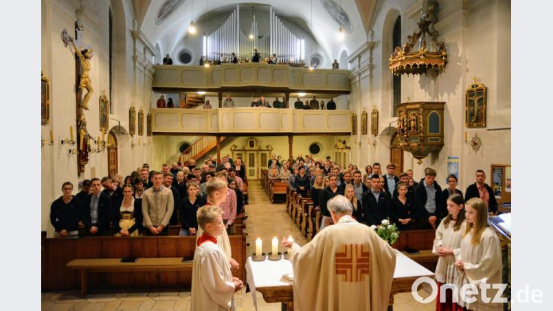 Kirchlicher Höhepunkt, der Festgottesdienst am Samstagabend in der Pfarrkirche St. Michael Bild: fdl