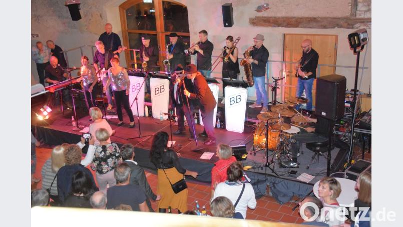 Die Bul´s Brothers beim Schlossstadleinstand. Bild: bö