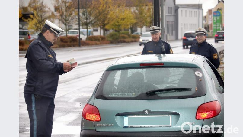 Die meisten Autofahrer zeigten sich einsichtig. Bild: Wolfgang Steinbacher