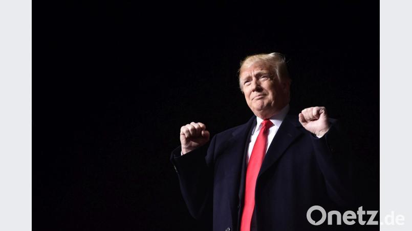 US-Präsident Donald Trump bei einer Wahlkampfveranstaltung auf dem Central Wisconsin Airport. Bild: Susan Walsh/dpa