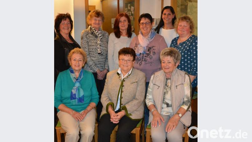 Geehrt wurden am Donnerstagabend die Sieger des Blumenschmuck-Wettbewerbs 2018. Im Bild (sitzend, von links) Helga Haberkorn (Josef Siller-Straße, Helga Haberkorn (Pleußen) und Herma Laumer sowie (stehend, von links) Martina Dietz, Maria Männer, Irmgard Süß, Agnes Lippert, Andrea Bleistein und Maria Landstorfer. Bild: jr