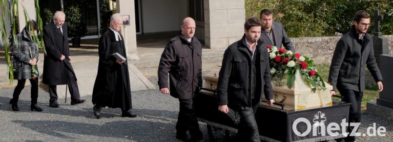 Beerdigung von Willibald Bock. Bild: ms