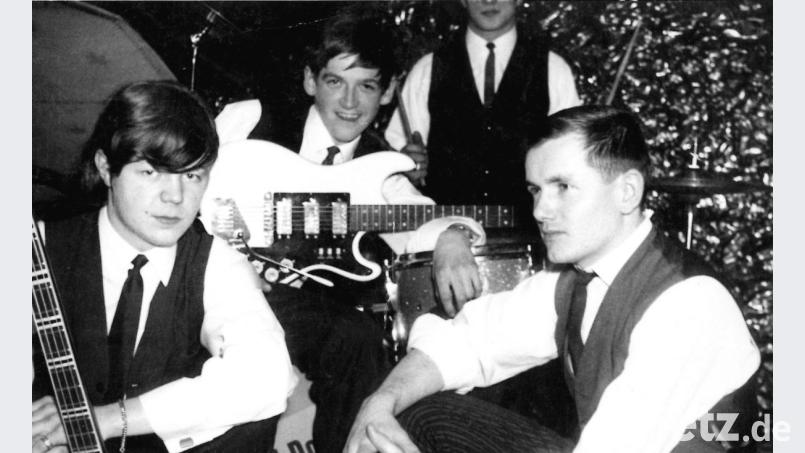 Die "Hot Dogs" mit Peter Neubauer (von links), Helmuth Neubauer, Heinrich Kopatsch (ohne Kopf) und Oswald Lindner. Bild: exb