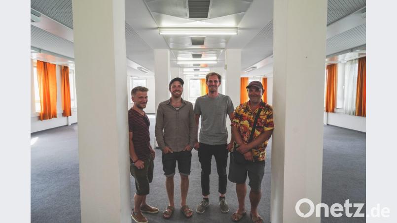 Die „Sündikat“-Mitstreiter (von links) Georg Weig, Lukas Höllerer, Christian Gold und Roland Pötz. Bild: Lukas Meister