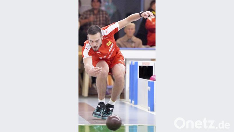 Der jetzt für Rot-Weiß Zerbst spielende Ex-Amberger Manuel Weiss (Bild) erkegelte sich 633 Holz Bild: Ziegler