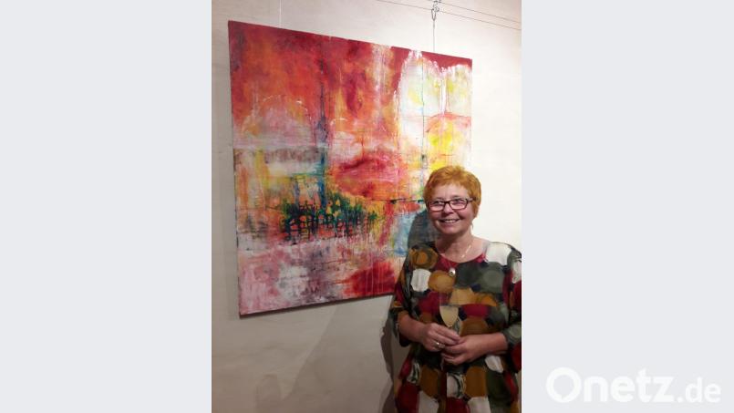 „Welten-Seele-Bunt“ heißt die Ausstellung von Gerti Gerhards. Bild: waj