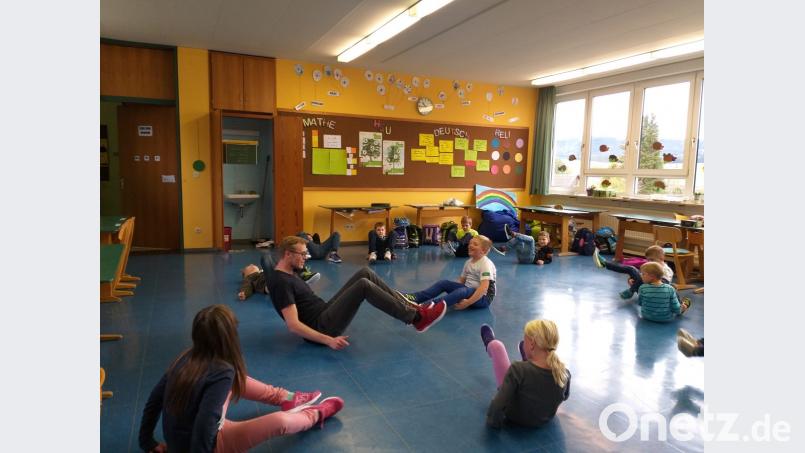 Beim Aktionstag wird auch die Beweglichkeit unter Beweis gestellt. Bild: exb