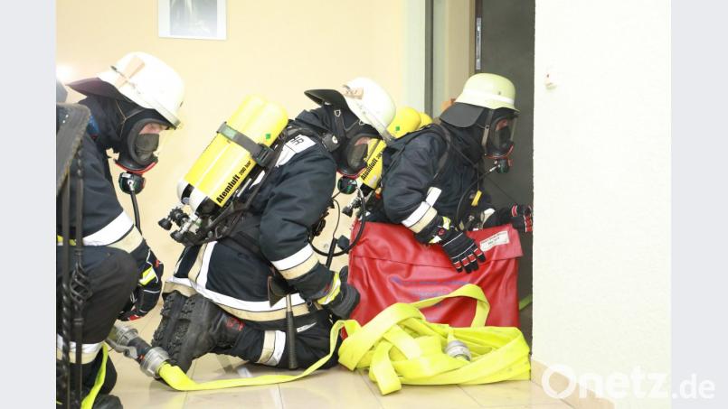 Atemschutzträger im Einsatz. Bild: njn