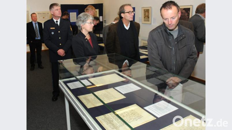 Eröffnung der Ausstellung &quot;Menschen im Krieg&quot;.Die Oberpfalz 1618 bis 1648 im Staatsarchiv in Amberg. Bild: Stephan Huber