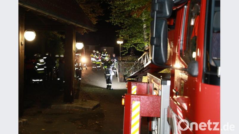Evakuierungsübung am Steinwaldhaus. Bild: njn