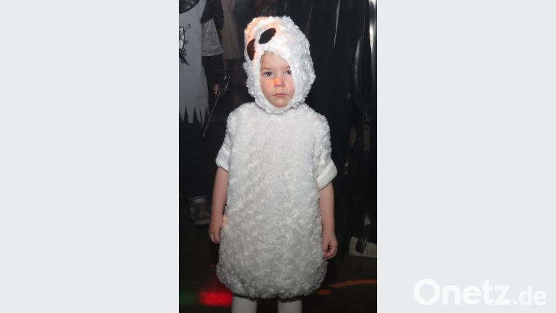 Als kleiner Geist war die zweijährige Sophie mit ihrem Papa da. Bild: Dobmeier