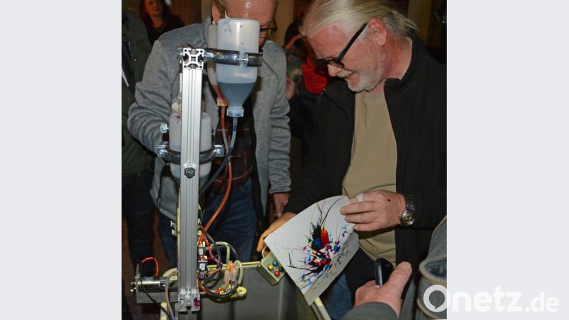 Die Malmaschine. Bild: kge