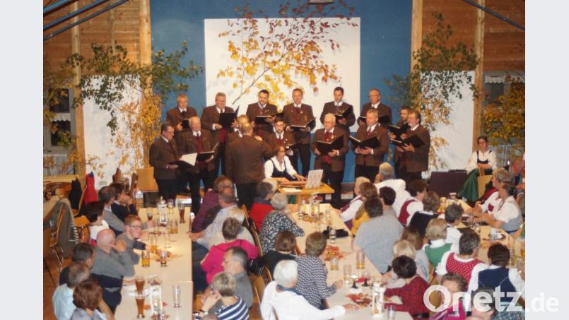 Viele Gäste besuchten die Herbstsitzweil des Männergesangvereins &quot;Gemütlichkeit&quot;. Die Besucher waren begeistert. Bild: slh