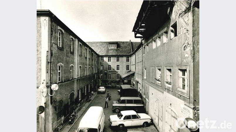 Der &quot;alte&quot; Mühlhof, wie er sich bis in die 1970er Jahre hinein präsentiert hat. Heute ist hier alles neu und saniert. Bild: Richard Heider