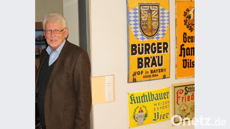 Sammler Herbert Männer im Reklame-Museum Thanstein. Bild: dl