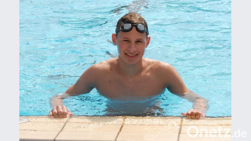 Der 17-jährige Patrick Walter vom Tirschenreuther Schwimm-Club hat sich über 200 Meter Freistil erstmals für die bayerischen Kurzbahnmeisterschaften qualifiziert. Bild: gb