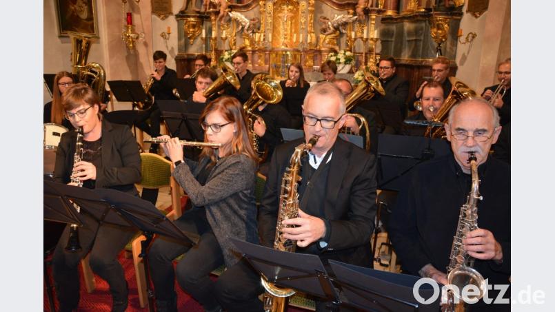 Die Big Band der Konnersreuther Blaskapelle Bild: jr