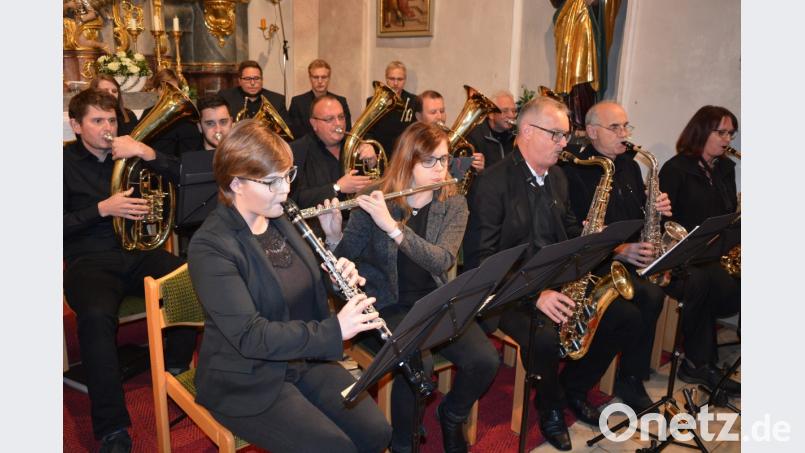 Die Big Band der Konnersreuther Blaskapelle. Bild: jr