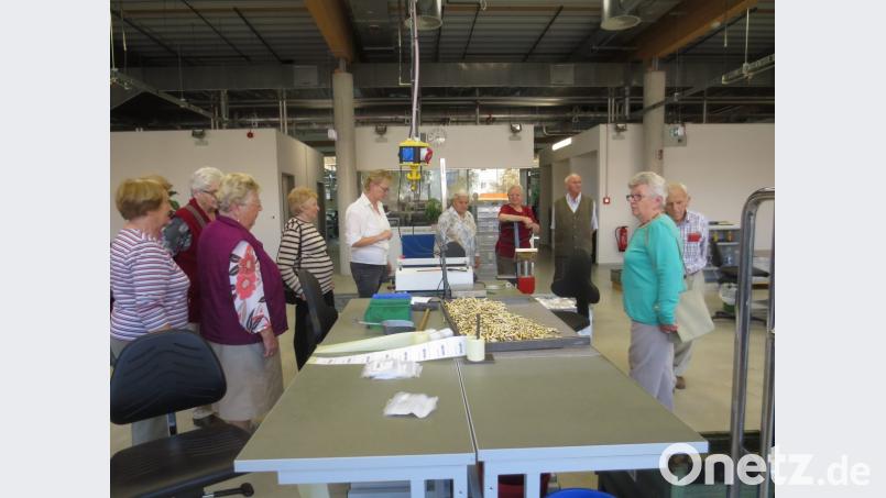 Einen interessanten Nachmittag erlebte die Seniorengruppe Ammerthal bei den Jura-Werkstätten. Bild: exb