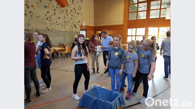Viel Spaß brachten die einzelnen Spielstationen in der Steinwaldhalle. Bild: bsc