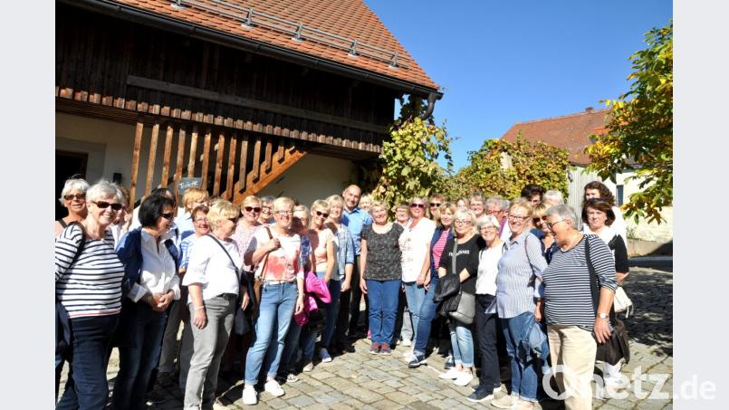 34 Landfrauen aus der Partnergemeinde Kirchlengern waren zum ersten Mal in Tännesberg und waren von Land und Leuten sehr begeistert. Bild: es
