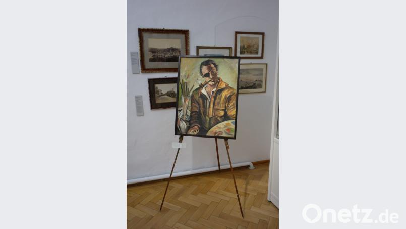 Der Künstler Hermann Böbel wird in der Burglengenfelder Ausstellung eingebettet in die Geschichte der Stadt. Bild: Susanne Wolke