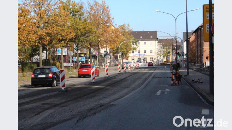 Ein Teilstück der Nikolaistraße zwischen der Abzweigung Ketteler- und Herrmannstraße bekommt eine neue Asphaltschicht. Bild: Lowak