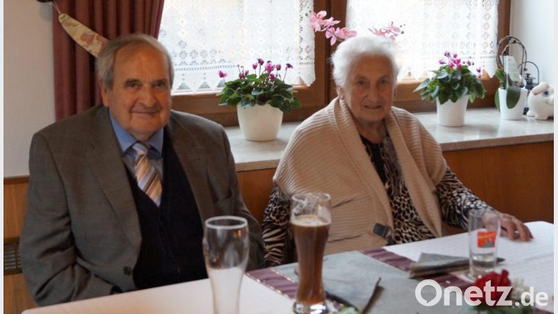 Franziska und Heinrich Reitinger feierten die diamantene Hochzeit. Bild: dl