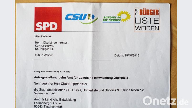 Überaus selten: Der Antrag zur Aufnahme Neunkirchens in die Dorferneuerung wird von allen vier Fraktionen unterstützt. Bild: Wieder