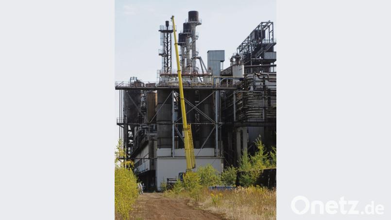 Unweit der Konverter ereignete sich im Oktober 2016 der tödliche Betriebsunfall bei Abbrucharbeiten am alten Stahlwerk. Bild: ge