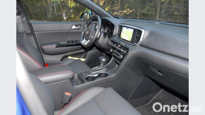 Kia Sportage 1.6-GDI DCT7 GT Line. Außenfarbe Blue Flame Bild: Michael Ascherl