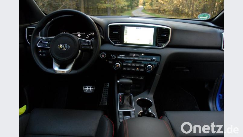 Kia Sportage 1.6-GDI DCT7 GT Line. Außenfarbe Blue Flame Bild: Michael Ascherl