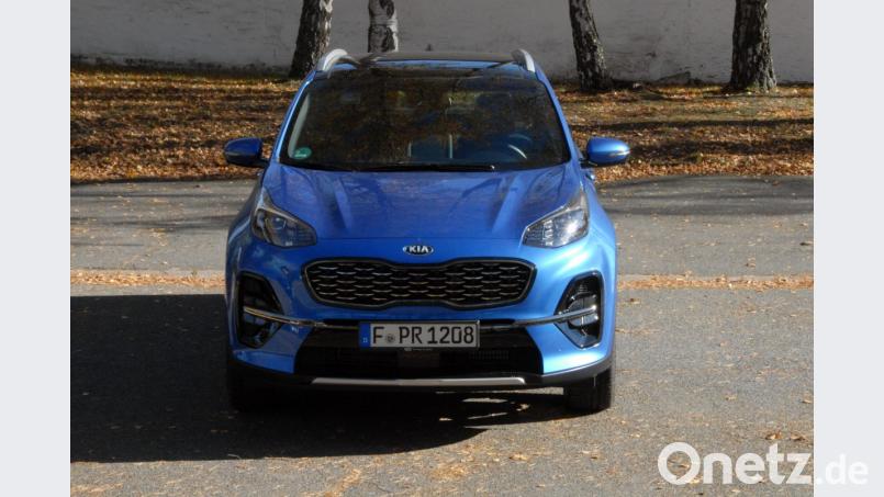 Kia Sportage 1.6-GDI DCT7 GT Line. Außenfarbe Blue Flame Bild: Michael Ascherl