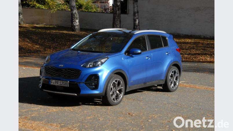 Kia Sportage 1.6-GDI DCT7 GT Line. Außenfarbe Blue Flame Bild: Michael Ascherl