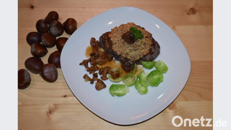 Wenn die Tage länger werden, schmeckt das Ochsenfilet mit seinen herbstlichen Aromen von Wein und Kastanien. Bild: Schiffer