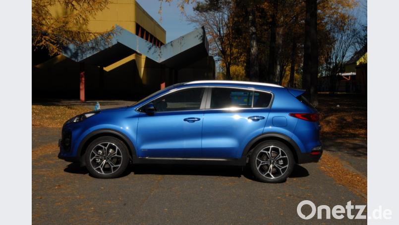 Kia Sportage 1.6-GDI DCT7 GT Line. Außenfarbe Blue Flame Bild: Michael Ascherl