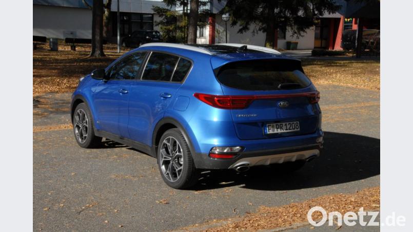 Kia Sportage 1.6-GDI DCT7 GT Line. Außenfarbe Blue Flame Bild: Michael Ascherl