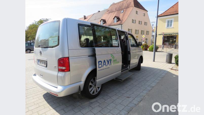 Bitte einsteigen: Das &quot;Baxi&quot; ist eine Tirschenreuther Idee, die das Zeug hat, in der ganzen Oberpfalz Furore zu machen. Das Tirschenreuther Beispiel zeigt auf, wie&#039;s funktionieren kann. Bild: ubb