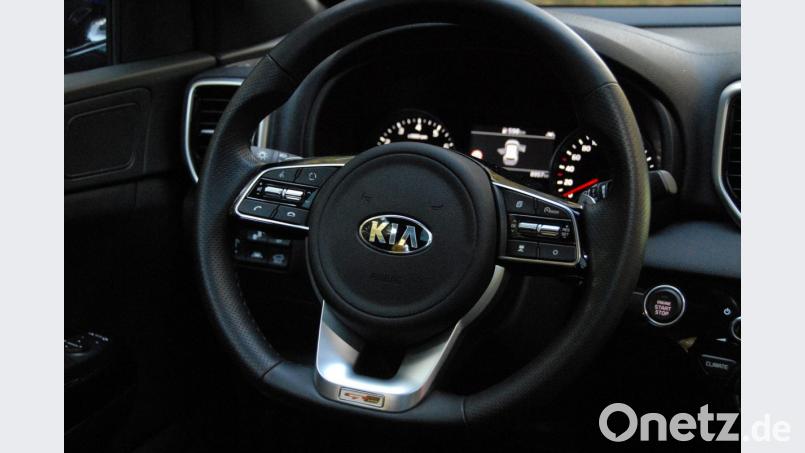 Kia Sportage 1.6-GDI DCT7 GT Line. Außenfarbe Blue Flame Bild: Michael Ascherl