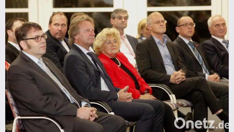 Die Vertreter der Kreishandwerkerschaft luden zu einem "Abend des Handwerks" nach Charlottenhof ein. Bild: Hirsch