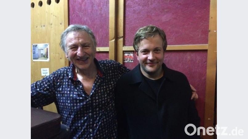 Der gebürtige Oberpfälzer Andreas Krieger (rechts) drehte für den BR eine Doku über den Künstler Georg Ringsgwandl (links). Bild: doz