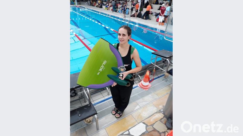 Christin Schaller vom Tauchclub Nautilus war beim 13. Rheinwellepokal erfolgreich. Bild: exb