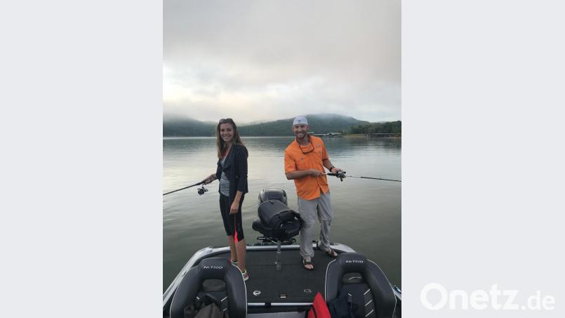 Zwei in einem Boot: Sabrina Rohrwild und Alex Talbott verbindet viel. Bild: exb