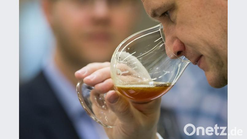 Schmeckt das Bier? Am Mittwoch sind die besten Biere der Welt ausgezeichnet worden. Darunter auch Biere aus der Region. Bild: Daniel Karmann/dpa