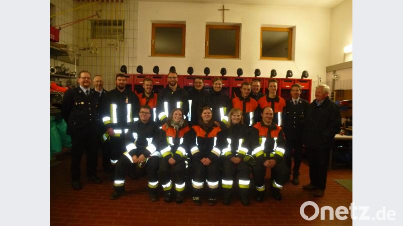 Zwei Gruppen der Feuerwehr Thansüß erreichen Leistungsabzeichen. Bild: bk