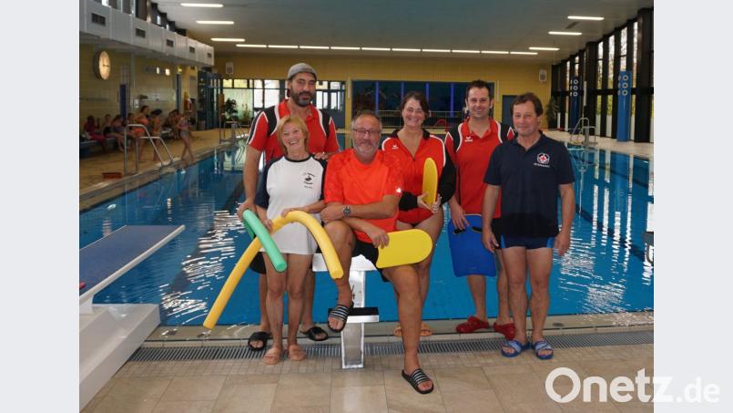 Christa Schwaiger, Thomas Pichl, Peter von der Sitt, Daniela Fritz, Michael Maget und Walter Martin (von links) organisierten die Projektwoche. Bild: Hirsch