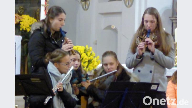 Die Instrumentalgruppe des
„Regenbogen“-Chors. Bild: fsb