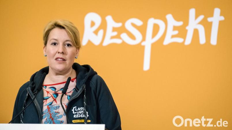 Bundesfamilienministerin Franziska Giffey (SPD). Bild: Ole Spata/dpa